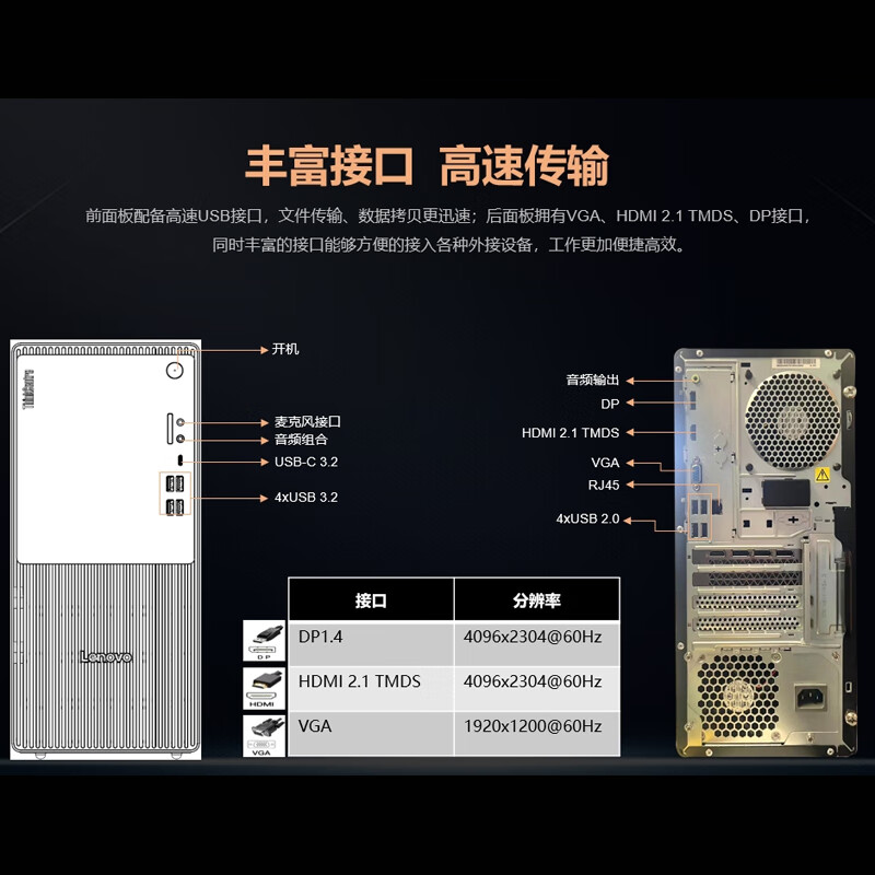 联想ThinkCentre neo P900c 商用台式机